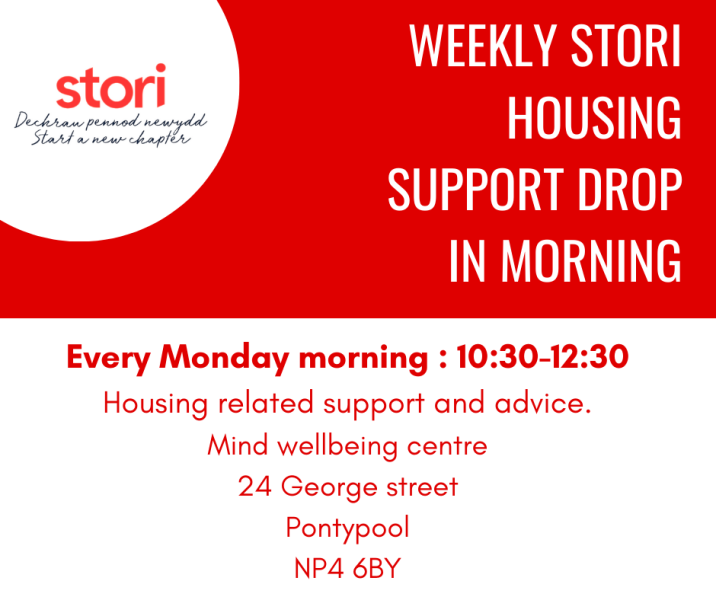 Monday Morning Housing support drop in