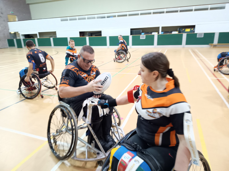 Wheelchair Rugby League Training