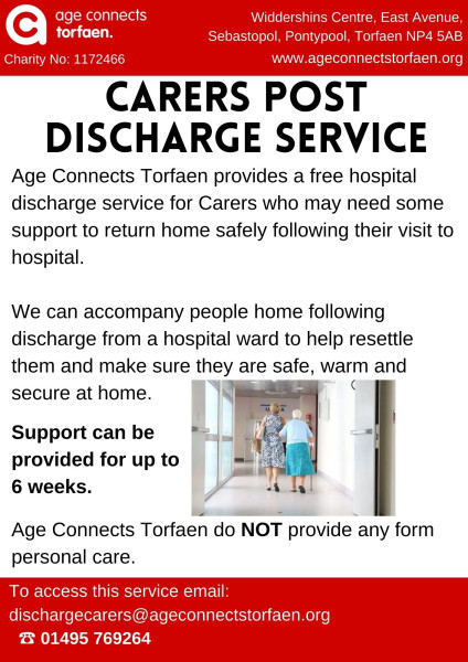 Carers Post Discharge Service
