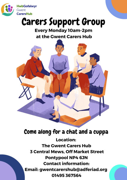 Carers Support Group On A Monday