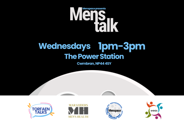 Menspace presents Men's Talk - Every Wednesday 1pm - 3pm