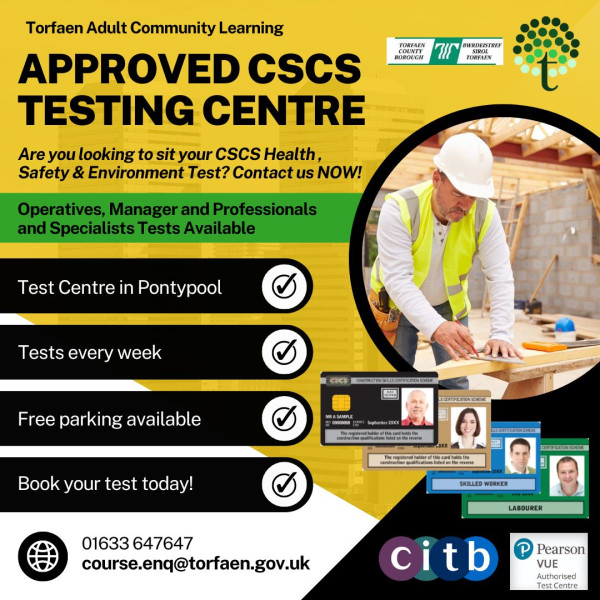 CITB Construction Skills Certification Scheme (CSCS) Tests