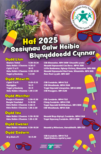 Sesiynau Galw-Heibio Haf 2025