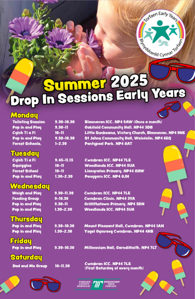 Early Years Drop In Sessions Summer 2025