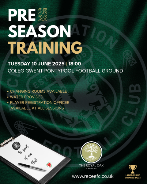 Race AFC  Senior Pre Season Training