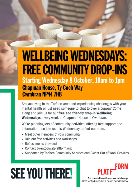 Well Being Wednesday @ Cwmbran Army Reserve Centre