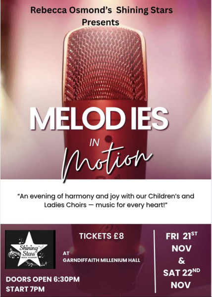 Shining Stars Music Academy Present
Melodies In Motion